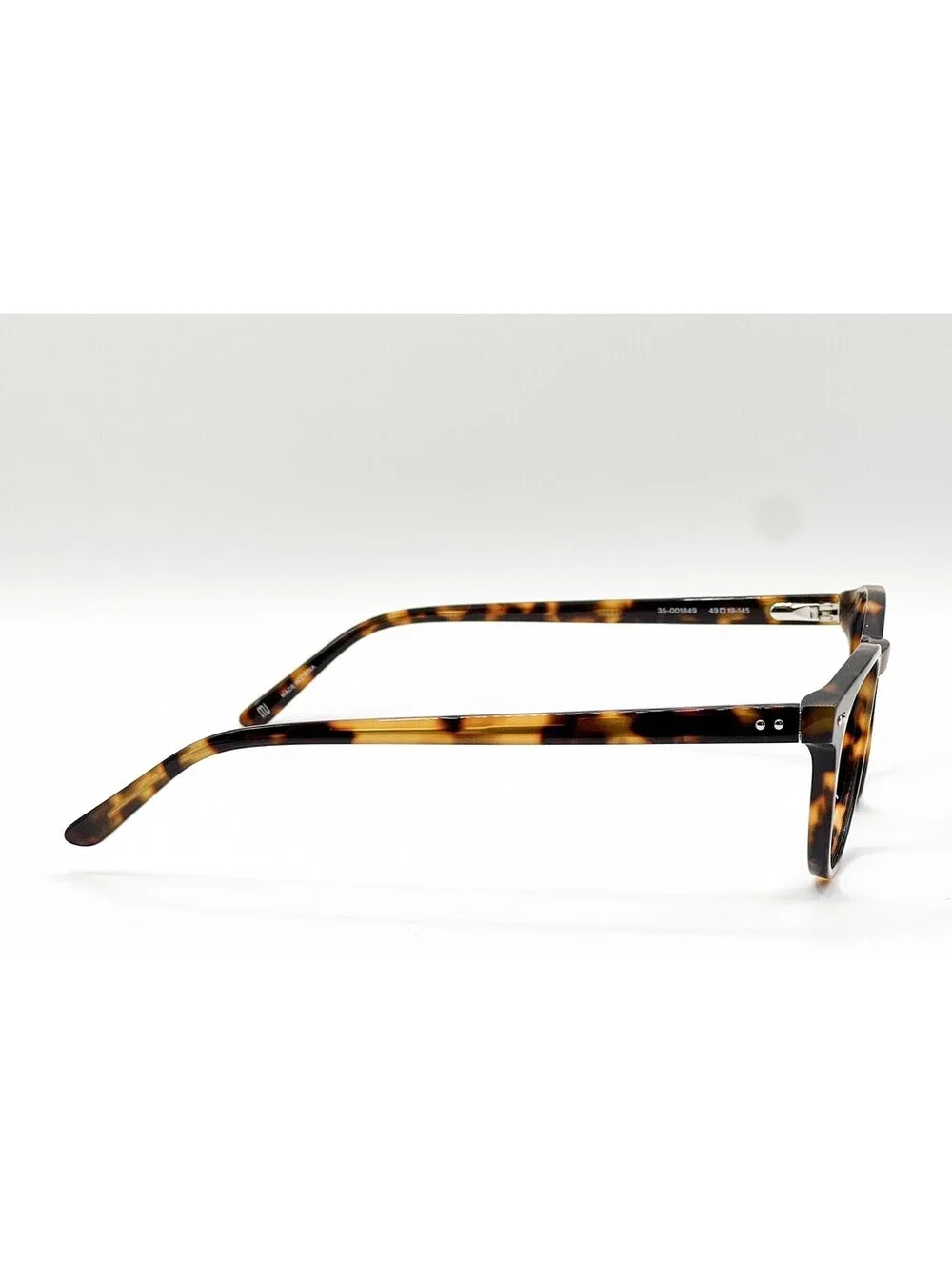 Muse 35-001849 Tortoise Rectangle Authentic Eyeglass Frames 49-19-145